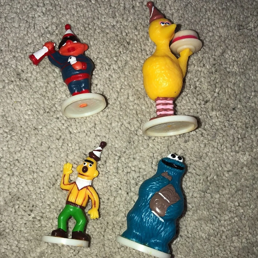 Vintage‎ Wilton Muppets Sesame street cake toppers set